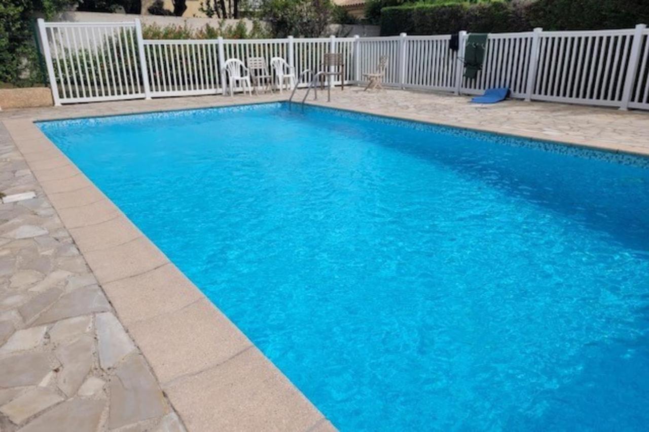 Nice Studio 30 M With Terrace And Pool Antibes Exteriör bild